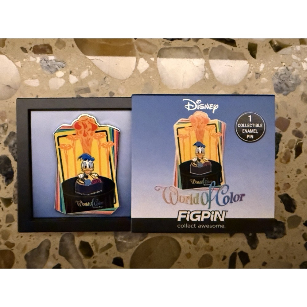 Disney World of Color Dessert Party FiGPiN Donald Duck Pin DCA 2025 Exclusive